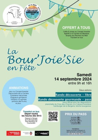 Bour'Joie'Sie en fête 2024 - Affiche